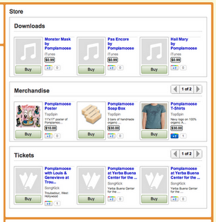 YouTube musique Merch Store