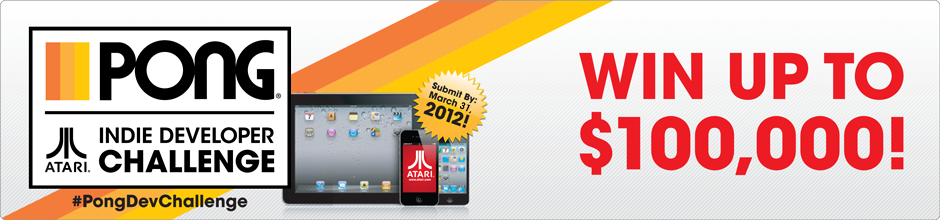 Atari concours Pong Indie developper Challenge 100 000 $