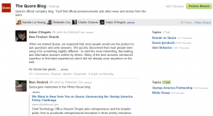 Quora boards