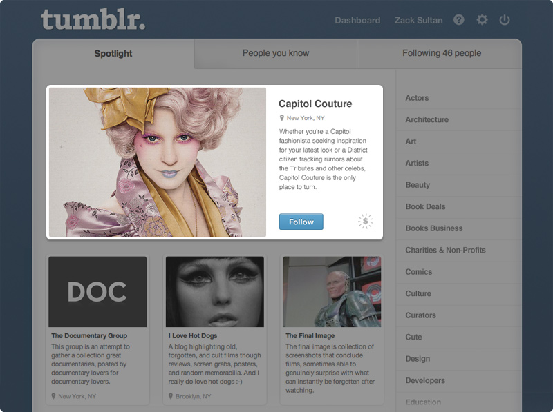 Tumblr publicites sponsorisees