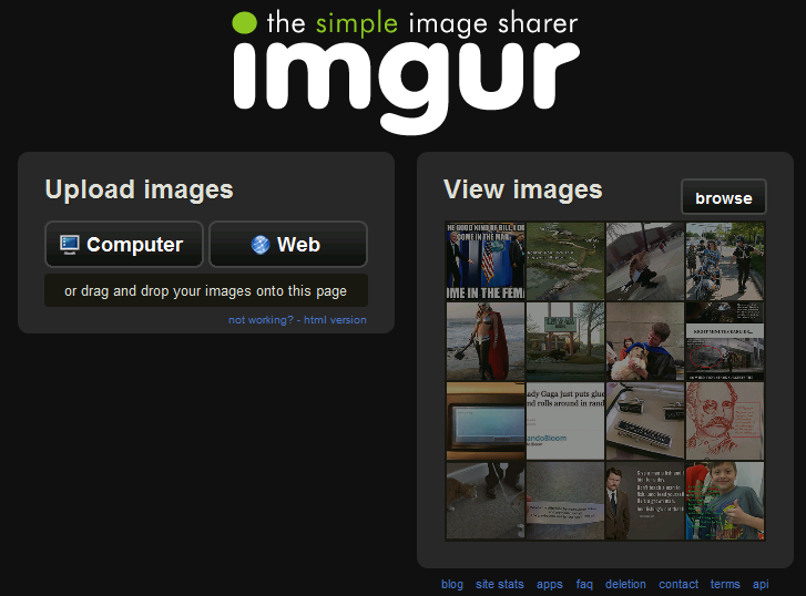 imgur partage de photos et d'images