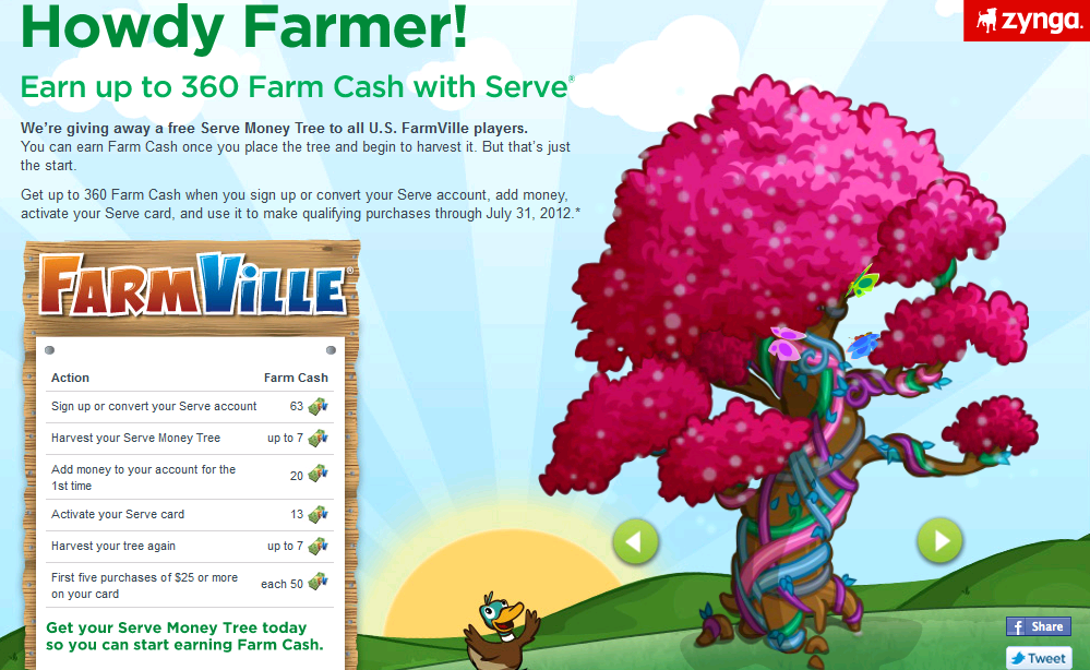 zynga american express serve