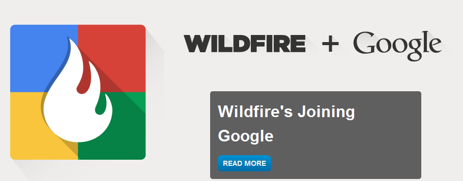 wildfire rachété par Google