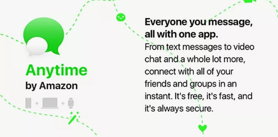 Anytime : l’apps de messagerie d’Amazon ?