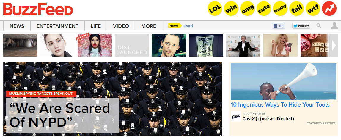 Buzzfeed part a l assaut du monde