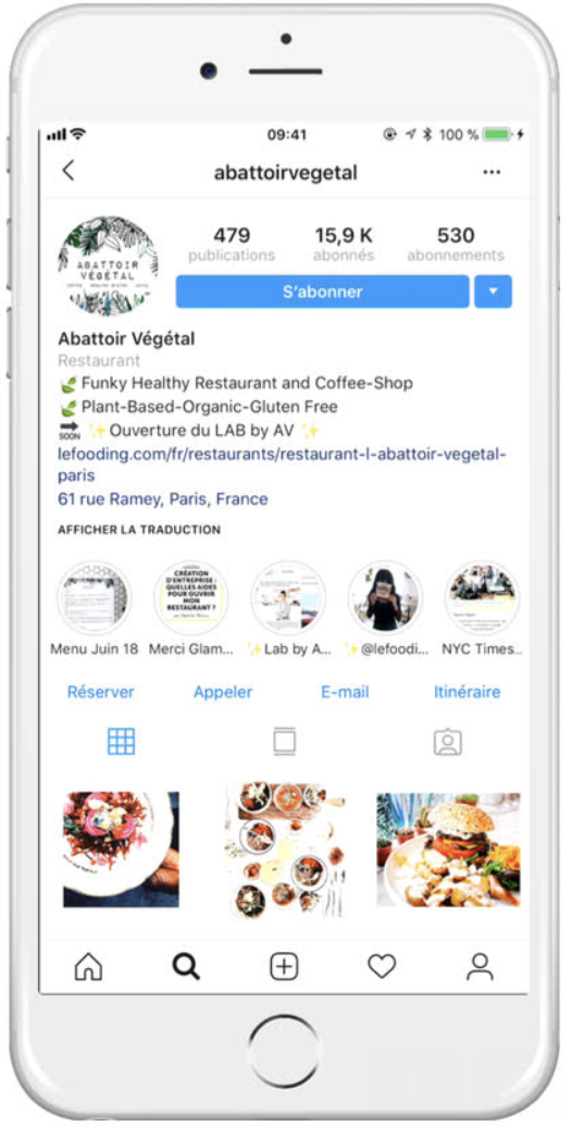 Instagram choisit LaFourchette comme premier partenaire français pour son bouton d’action