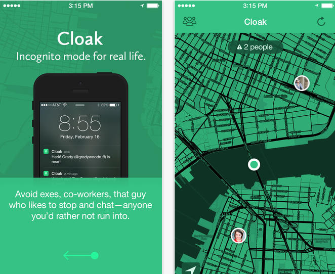 Cachez ces amis que je ne saurais voir : Cloak , Le réseau social anti social