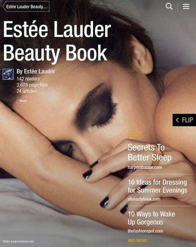 Consumer magazine Estee Lauder Flipboard
