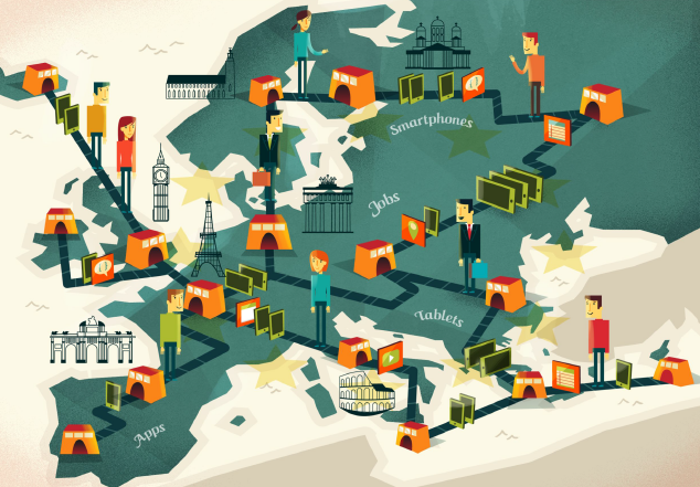 Etude Apps Economie Europeenne par vision mobile