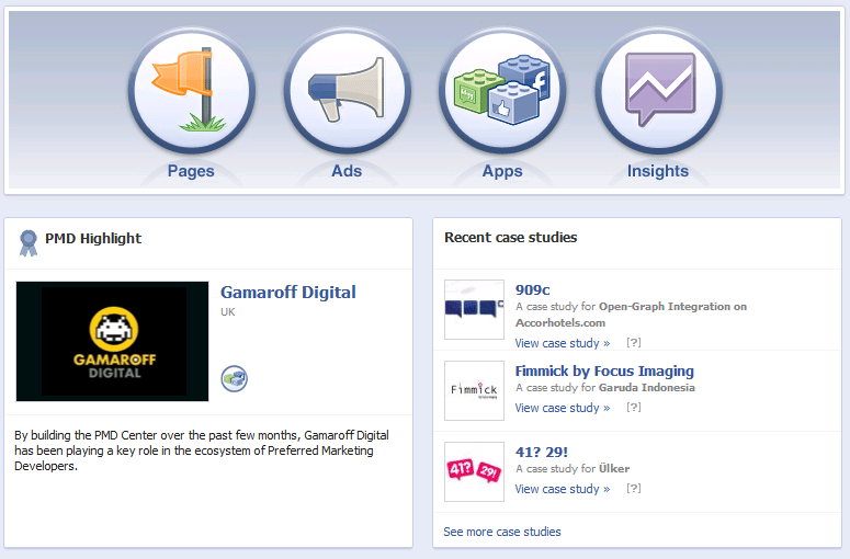 Facebook PMD Center
