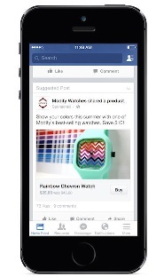Facebook annonce la mise en place d'un bouton buy sur ses publicités