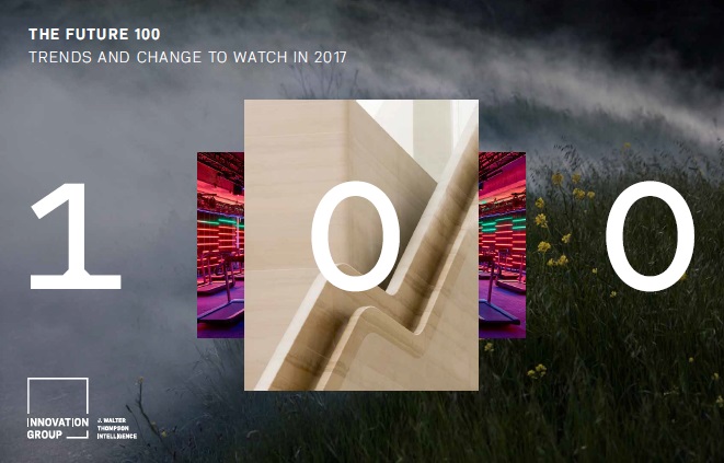 Future 100 : 100 tendances en 2017 par JWT
