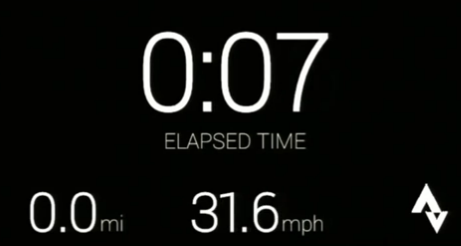 Google Glass Strava ride velo