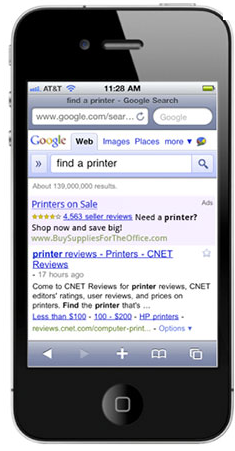 Le search sur PC chutera de 9,4% aux US en 2014. +83% de progression attendue sur le Search mobile