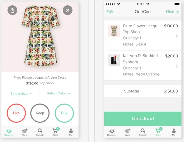 Onecart par Keep : Un panier universel pour les sites d’E-commerce