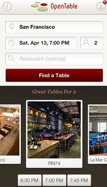 Un deal mobile et local : Priceline rachète OpenTable pour 2,6 milliards de Dollars