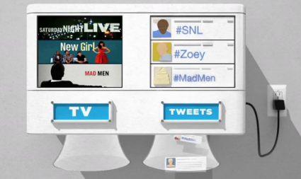 Publicite TV sur twitter