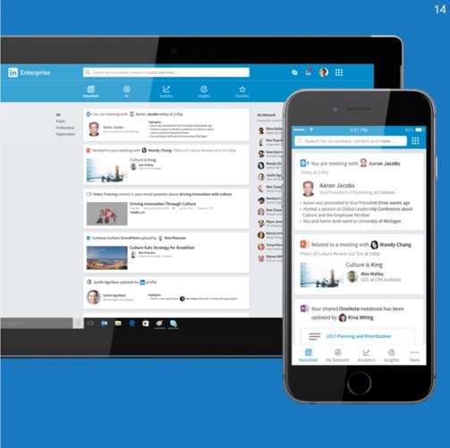 Rachat de LinkedIn par microsoft du CRM augmenté au fil d'actualité augmenté