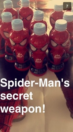 Teasing campagne Evian BETC relayée par We Are Social sur Snapchat