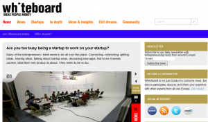 Whiteboard premier magazine européen consacré aux start-ups