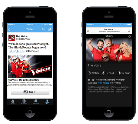 Second écran : Twitter intègre une télécommande dans son fil d’actualité