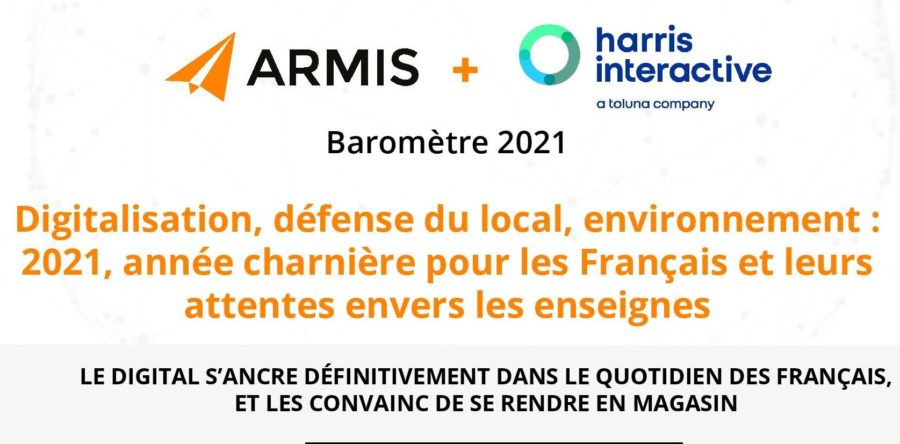 Digitalisation, local, environnement : 2021, année charnière pour les enseignes et les attentes des Français (Armis)