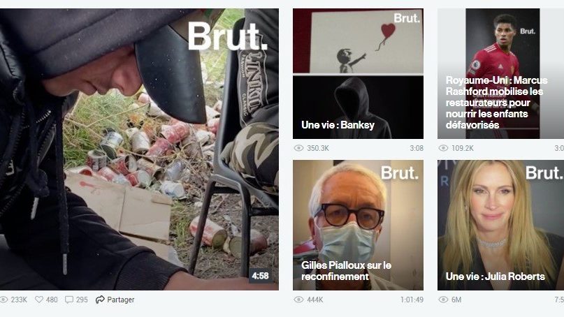 Brut. : Média social le plus puissant en Europe