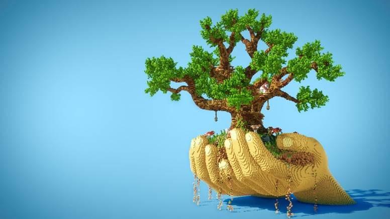 S’engager pour la planète avec “Minecraft #plantforlife” (Yves Rocher X Microsoft France)