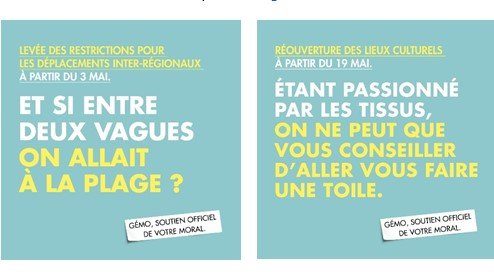 Gémo joue avec humour sur le calendrier du déconfinement