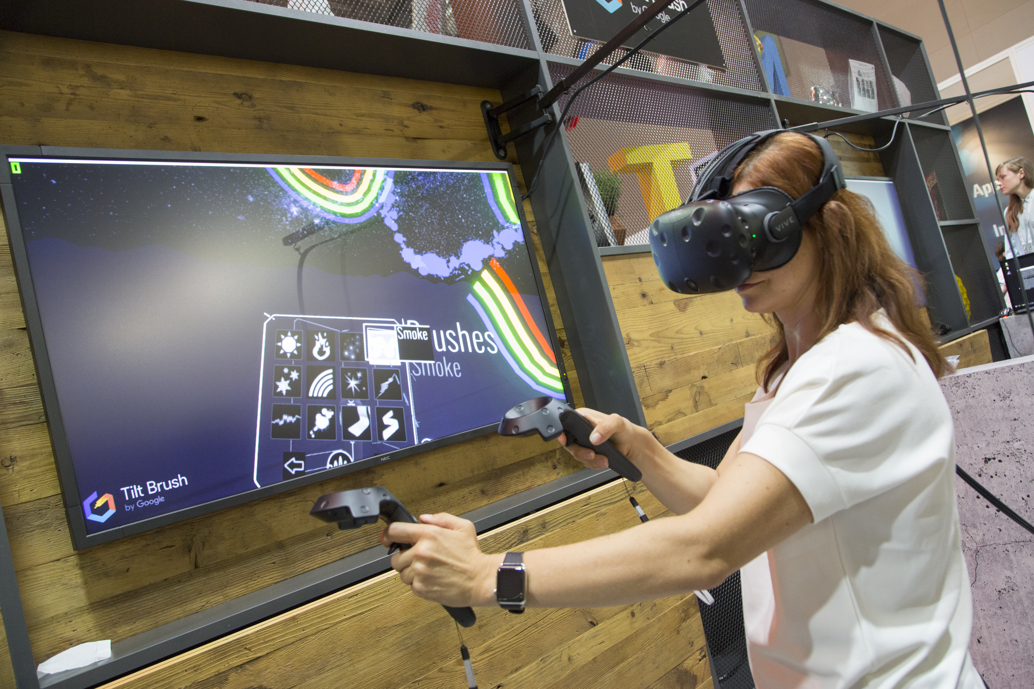 La réalité virtuelle à l'honneur, Stand Google, Halle 7