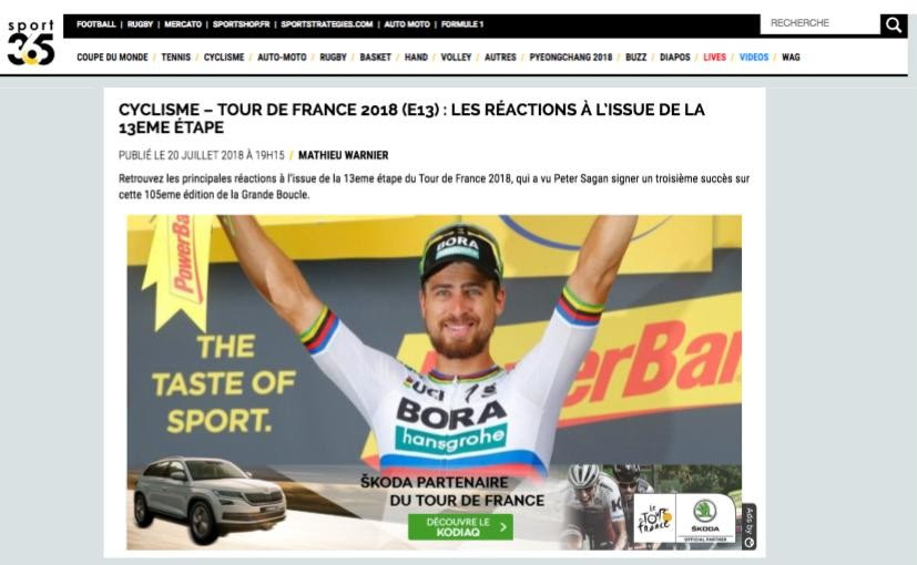 ŠKODA choisit seedtag comme partenaire In-Image exclusif pour le Tour de France