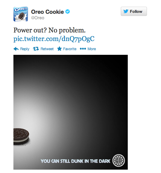 tweet oreo