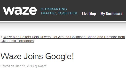 waze racheté par Google
