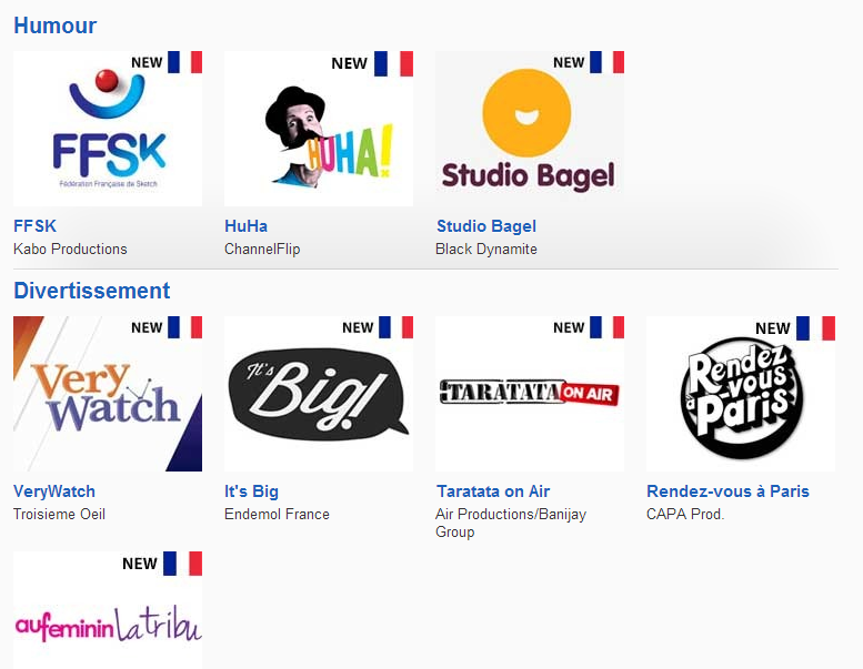 youtube nouvelles chaines françaises